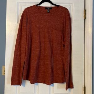 Forever 21 mens long sleeve tee; size xl